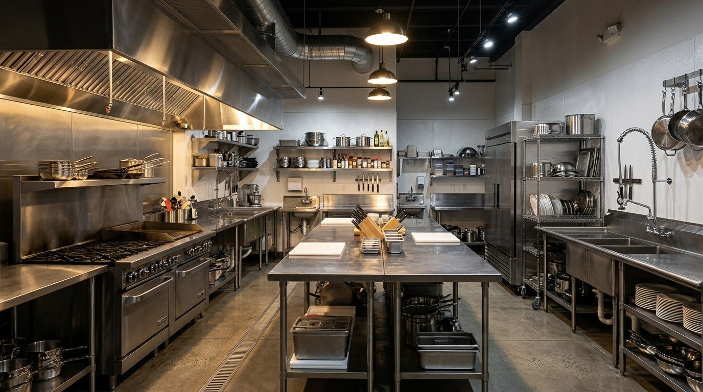 Cocinas en acero inoxidable para restaurantes, hoteles y clínicas en Pereira