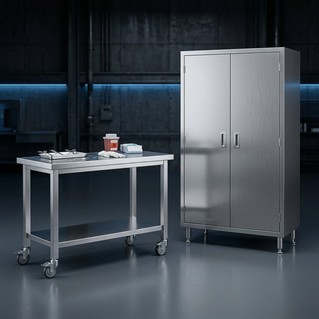Muebles inox para cl&iacute;nicas y hospitales Pereira